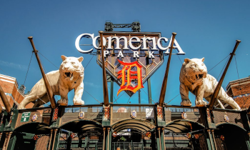 Entrance to Comerica Park
